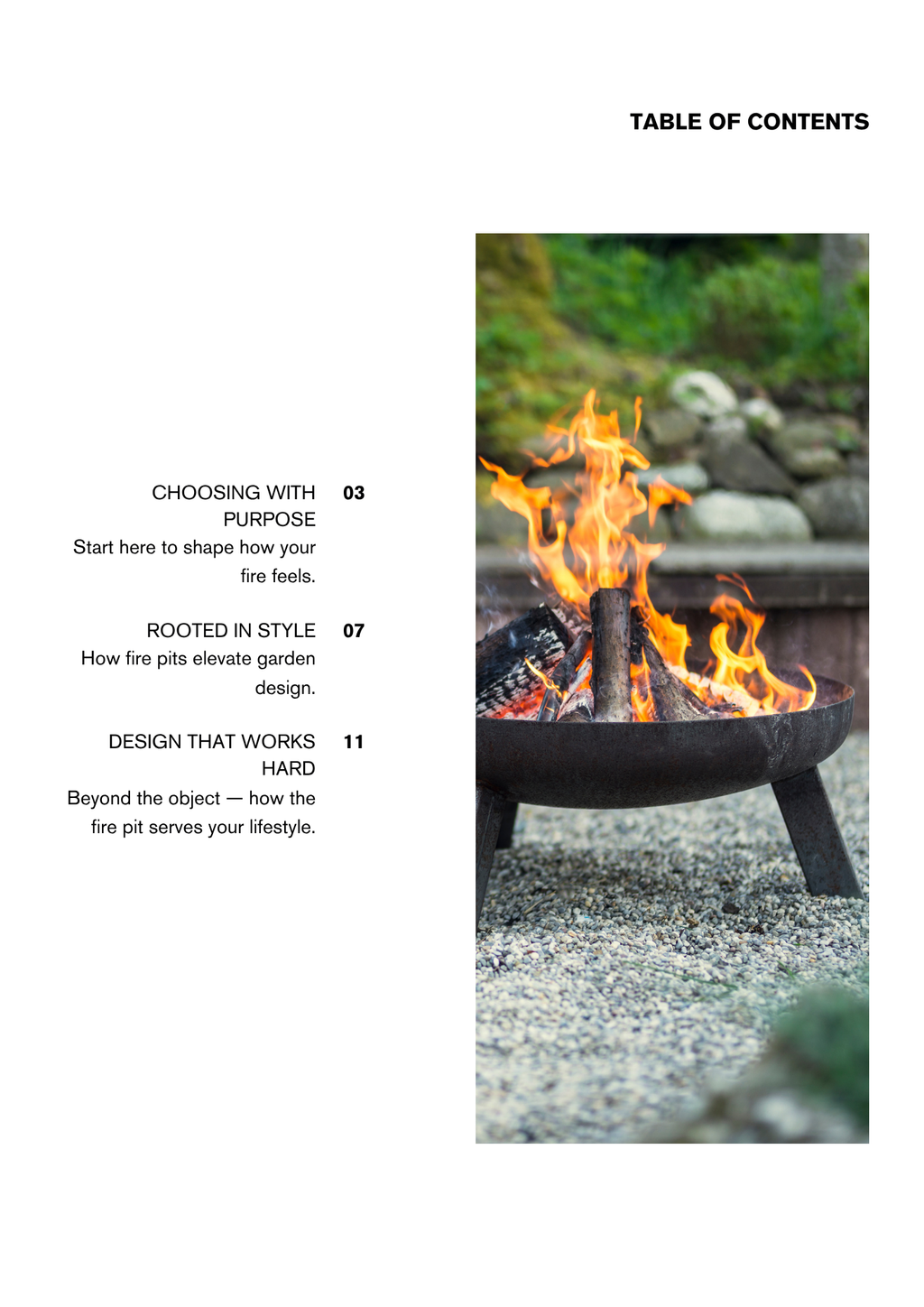 The Warm Centrepiece: Fire Pits