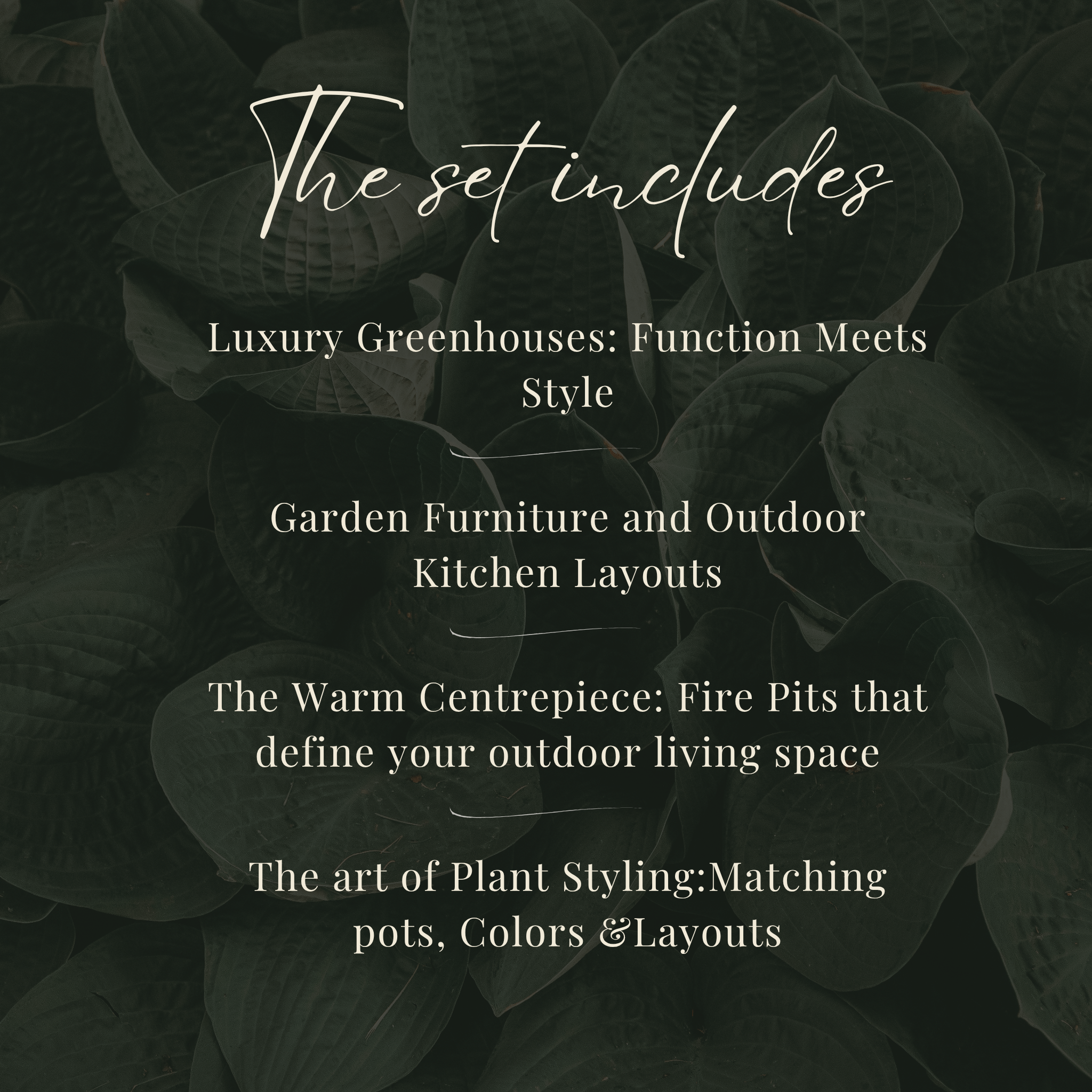 Cultivated design set