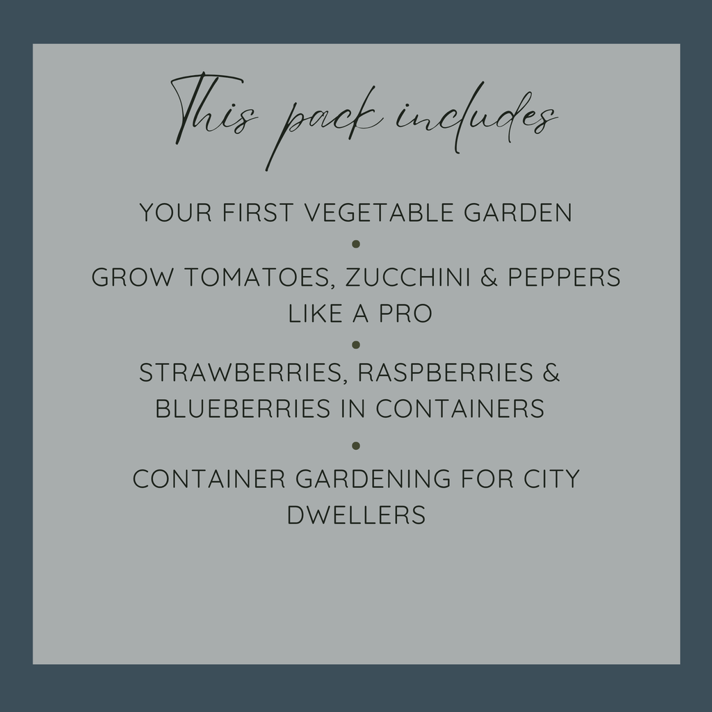 Edible garden starter pack