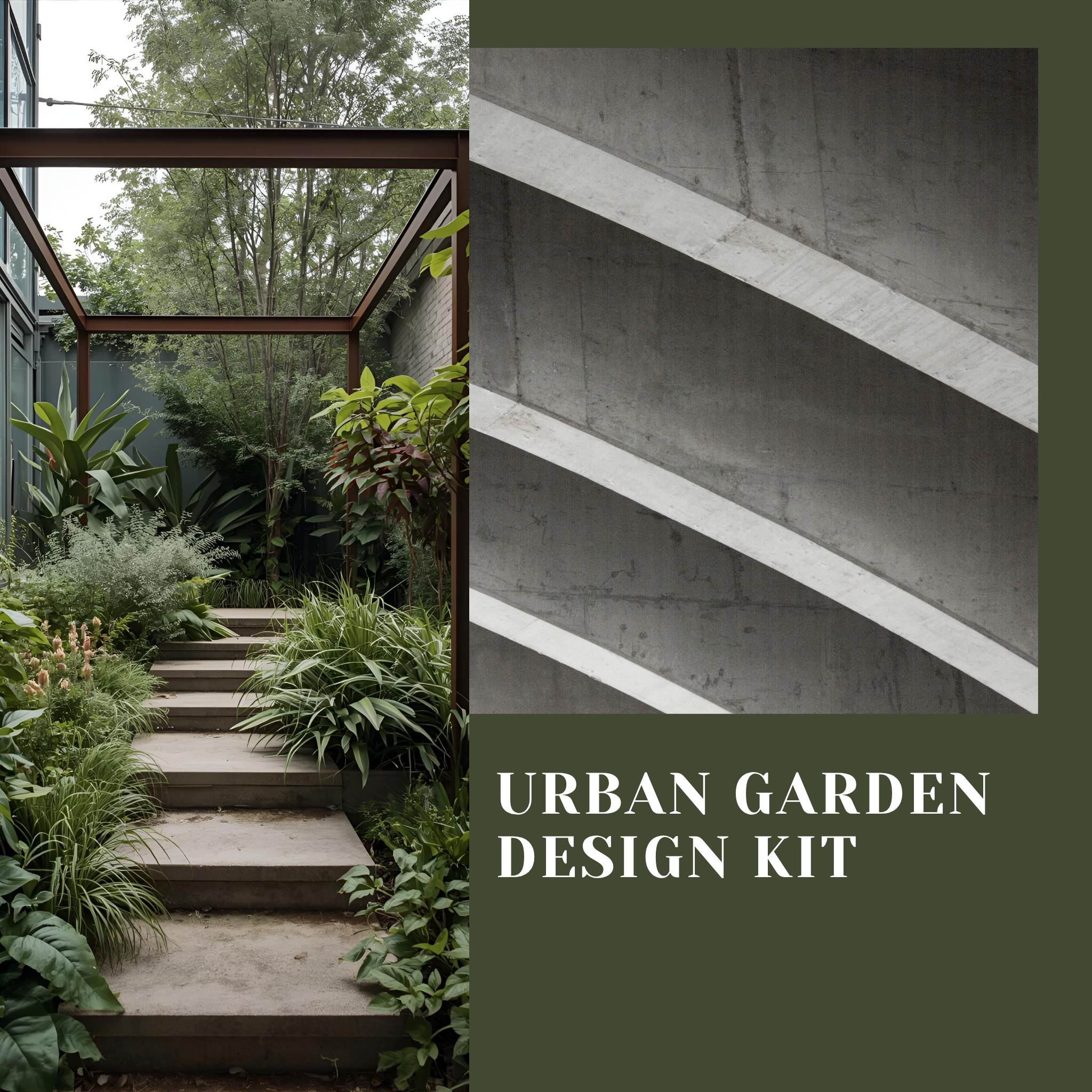 Urban garden design kit